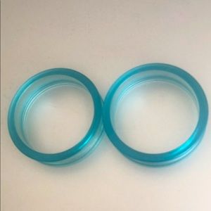 2” Blue Acrylic Plugs